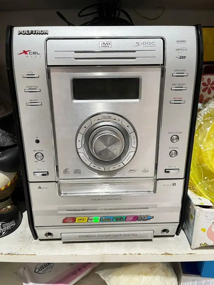 Player Mini Compo Polytron Xcel Hifi Stereo Hi-Fi USB MP3 MP4 MMC Dll