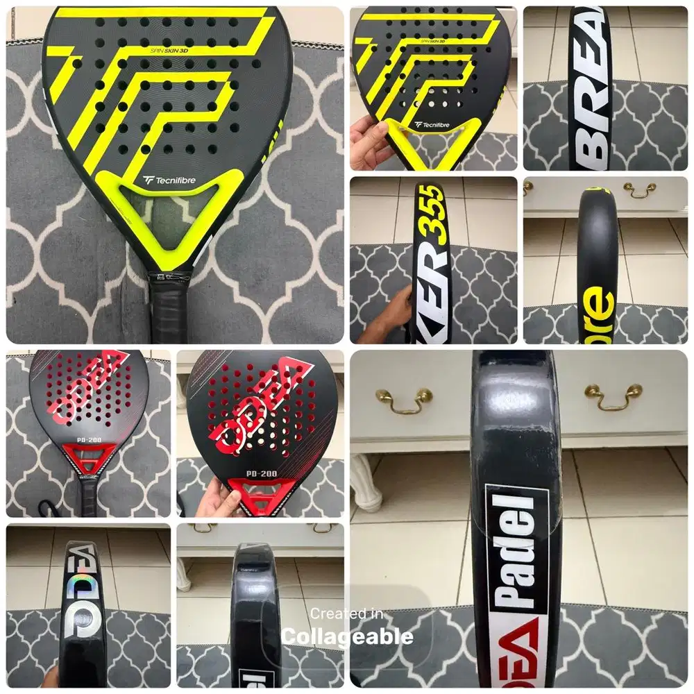 Tecnifibre Wall Breaker 355 & Odea Padel Racket PD 200