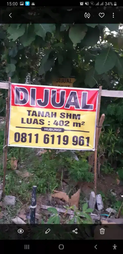BU Jual Tanah SHM 402 M².