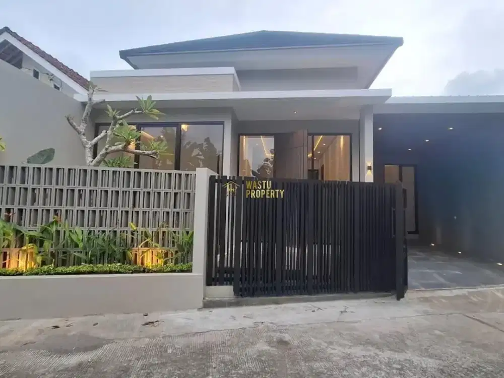 RUMAH MODERN SIAP HUNI, VIEW SAWAH DEKAT GEREJA KATOLIK DI KALASAN