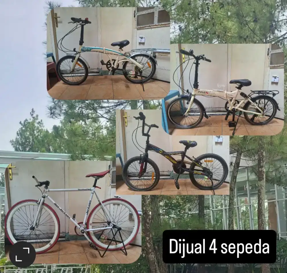 Dijual 4 sepeda second