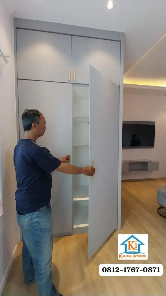 Jasa Buat Lemari Custom Murah Surabaya, KALOKA INTERIOR
