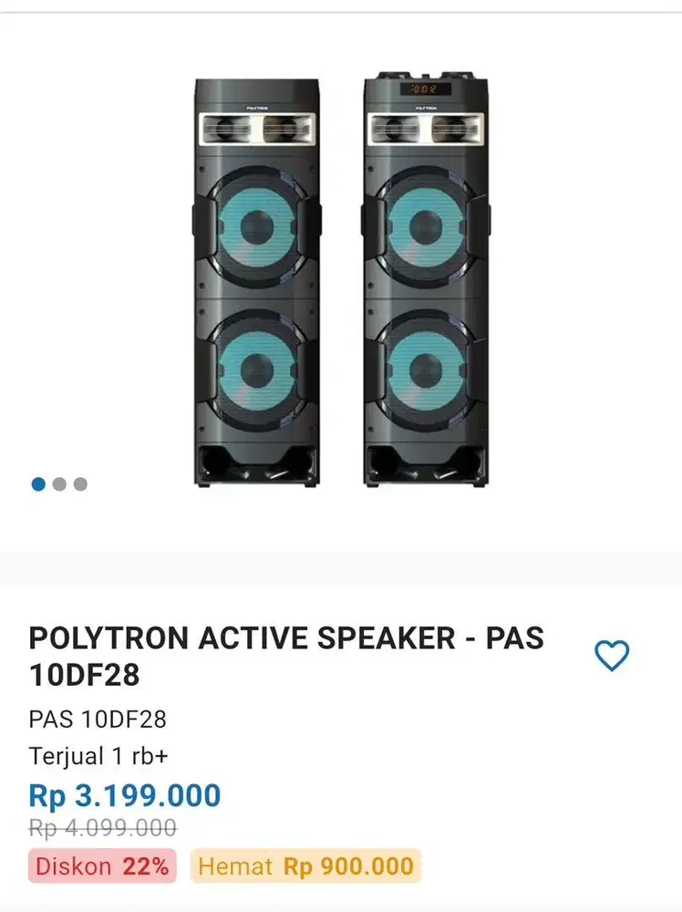 POLYTRON ACTIVE SPEAKER - PAS 10DF28 PAS 10DF28
