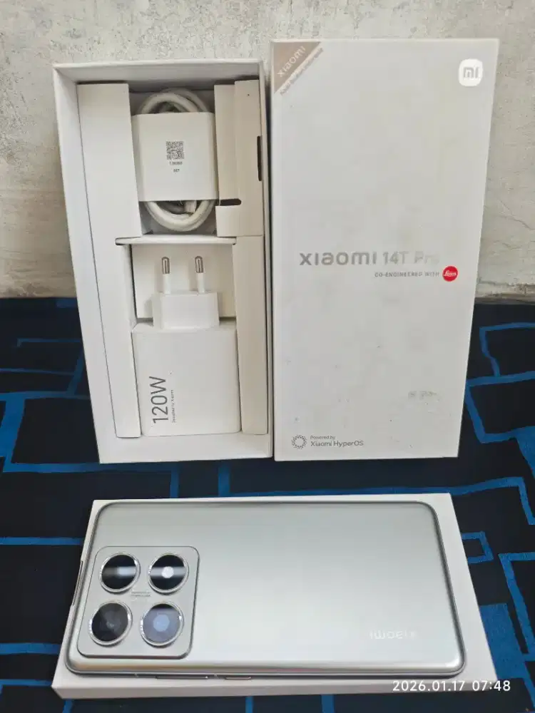 Xiaomi 14T Pro 12/256 Fullset ori segel mulus no minus istimewa