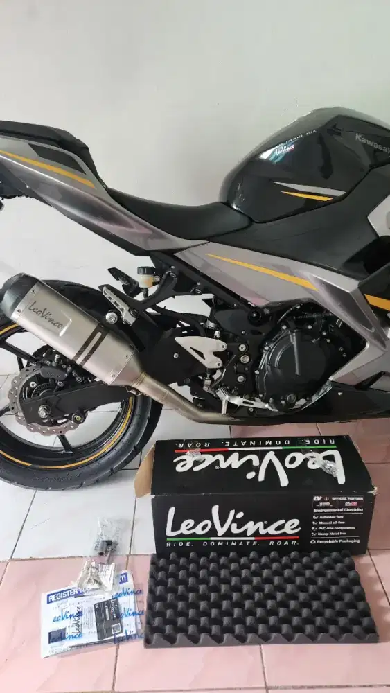 Knalpot Leovince one evo SBK series Fullsystem