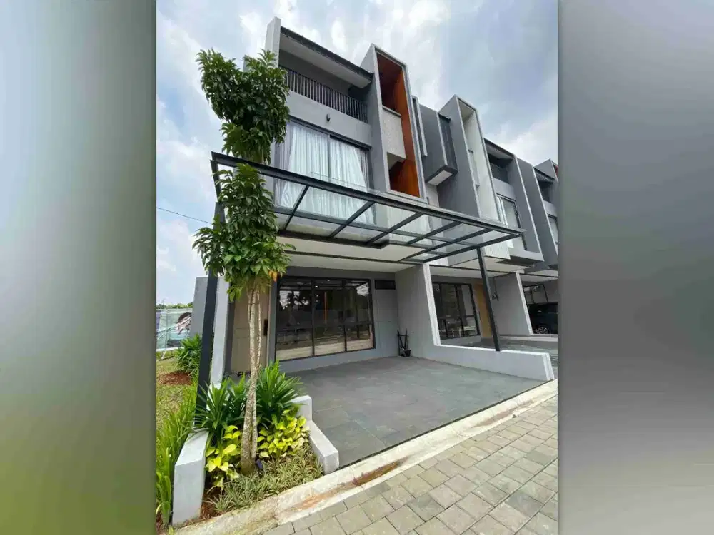 Di jual Rumah Modern Kontemporer. Lokasi Sangat Strategis, Nyaman, Asri dan Bebas Banjir