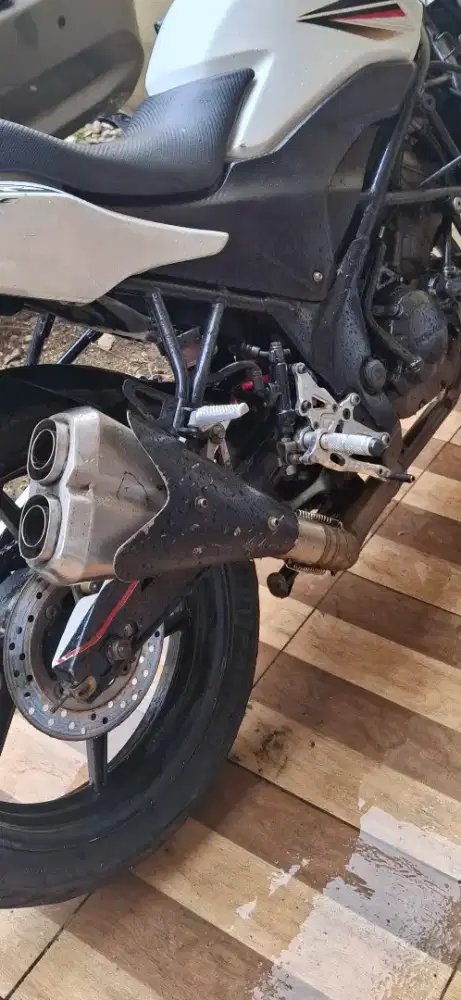 kenalpot cbr 150 racing lobang 2