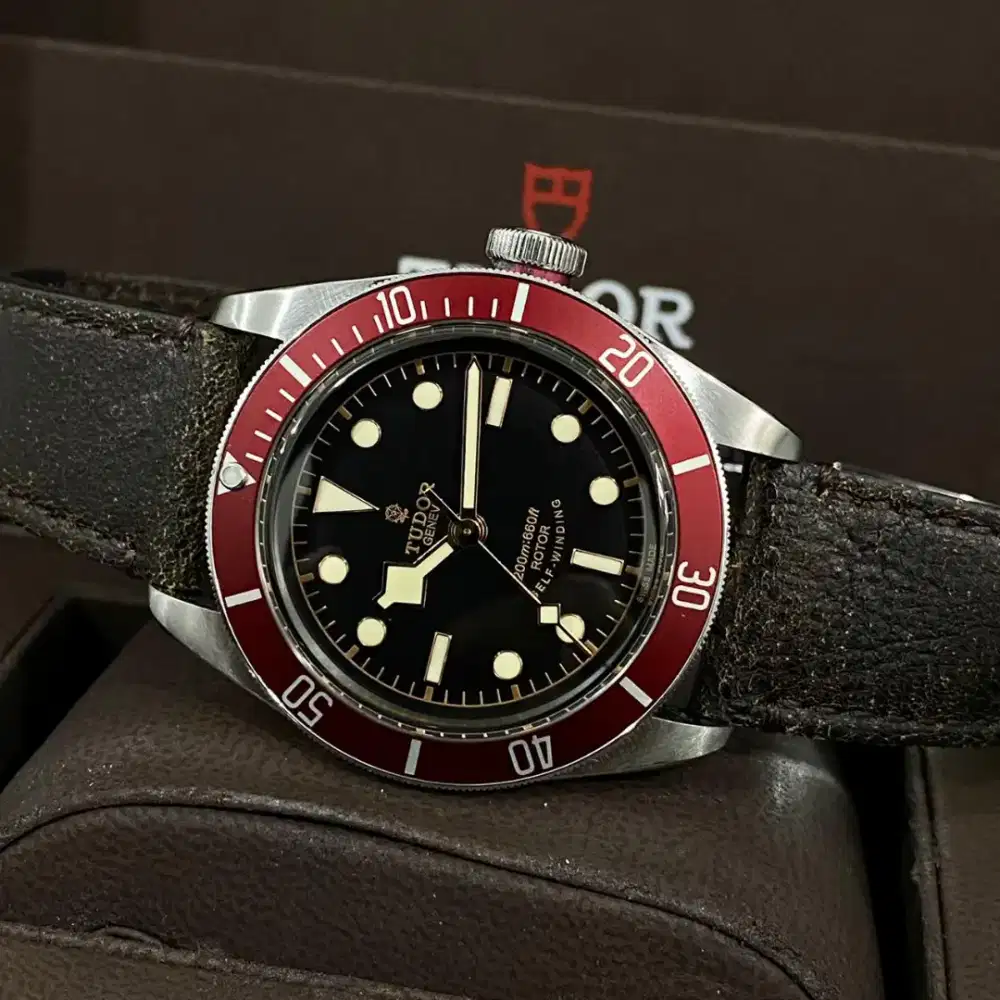 [For Sale] Tudor Black Bay Heritage 79220R Smiley Dialwith Rose emblem