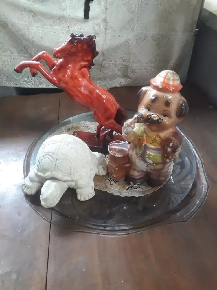 Patung kuda kura2 dan boneka borongan murah angkut smua