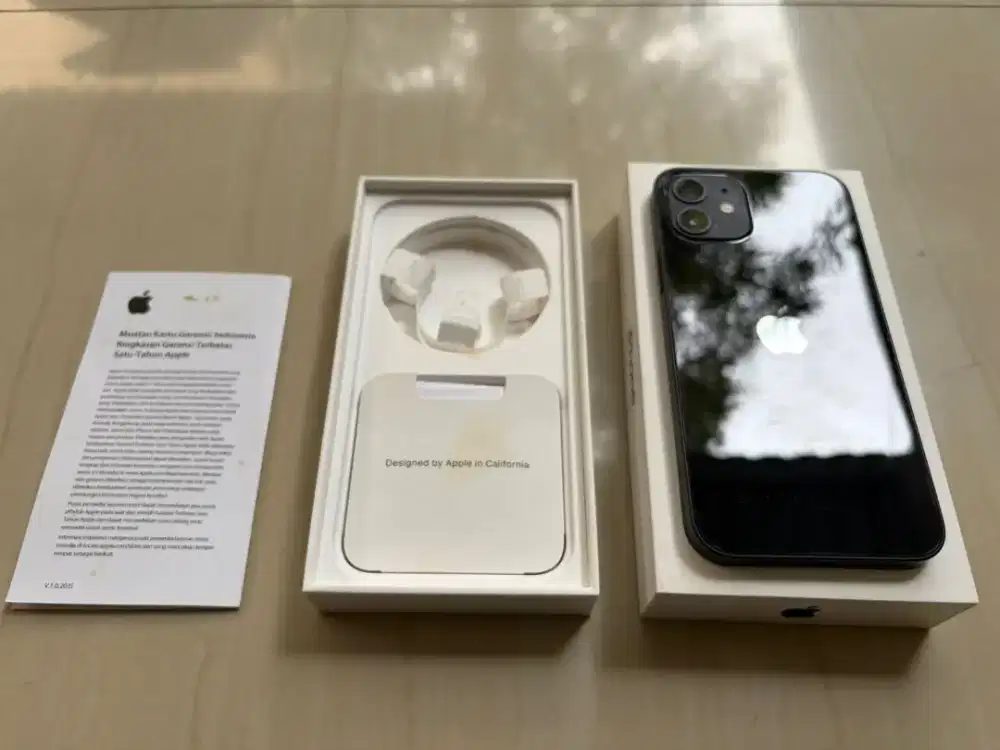 IPhone 12 Black 128GB Resmi PA/A