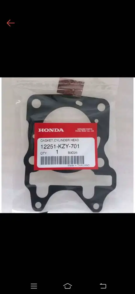 Packing gasket Untuk mesin Vario 150