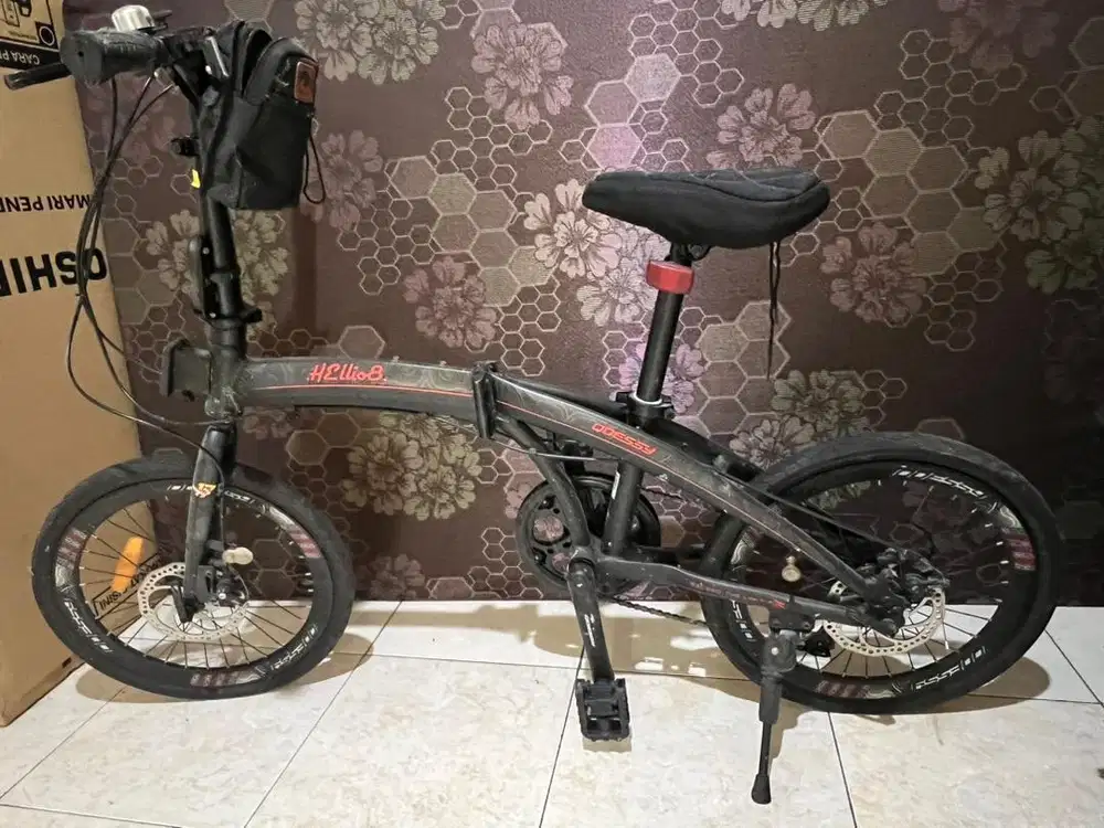 sepeda lipat sepeda lipat folding bike 20 odessi hellio 8