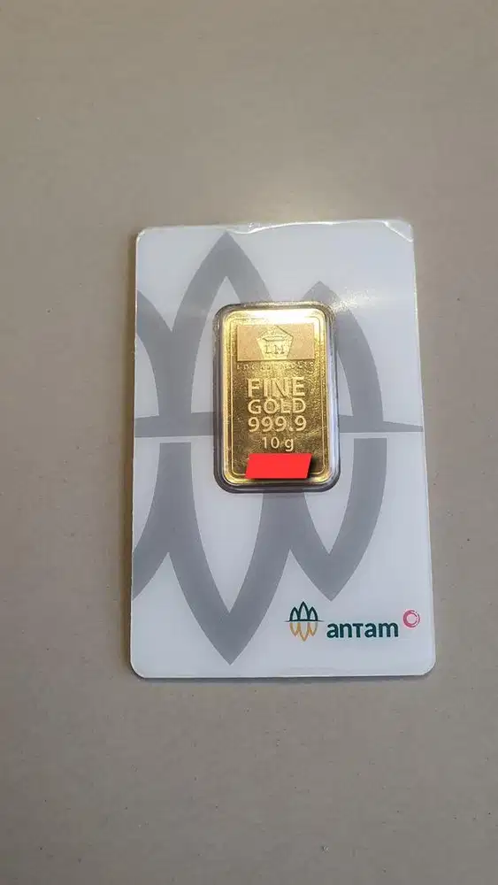 Antam 10 gr gram red mark certieye / emas logam mulia gold segel