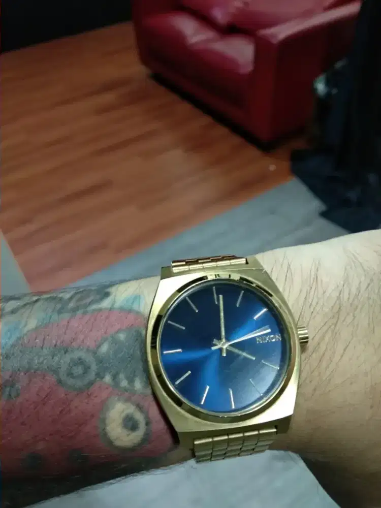 Nixon time teler gold blue ( muluss no box )