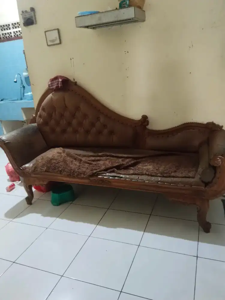 Di jual bangku santai kayu jati asli