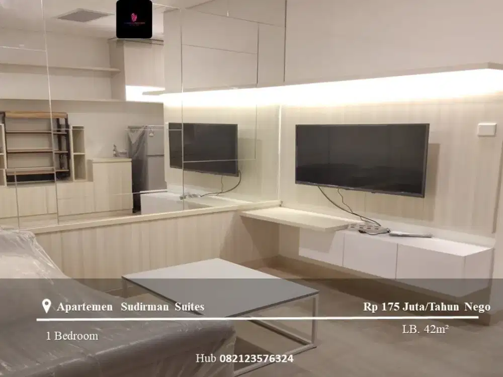 Disewakan Apartement Sudirman Suites Mid Floor 2BR Full Furnished