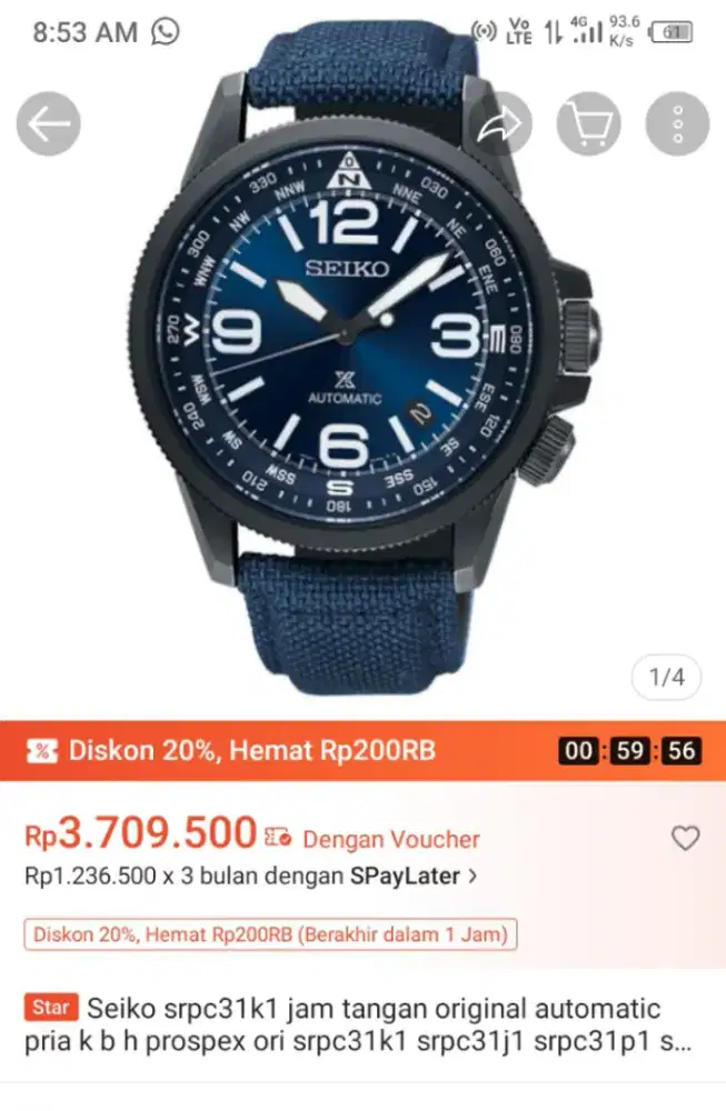 Seiko Prospex SRPC31K1