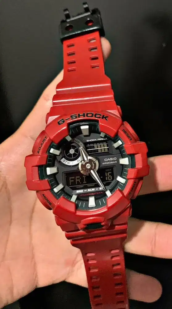 Casio Gshock Ga700 Red edition Mulus g shock