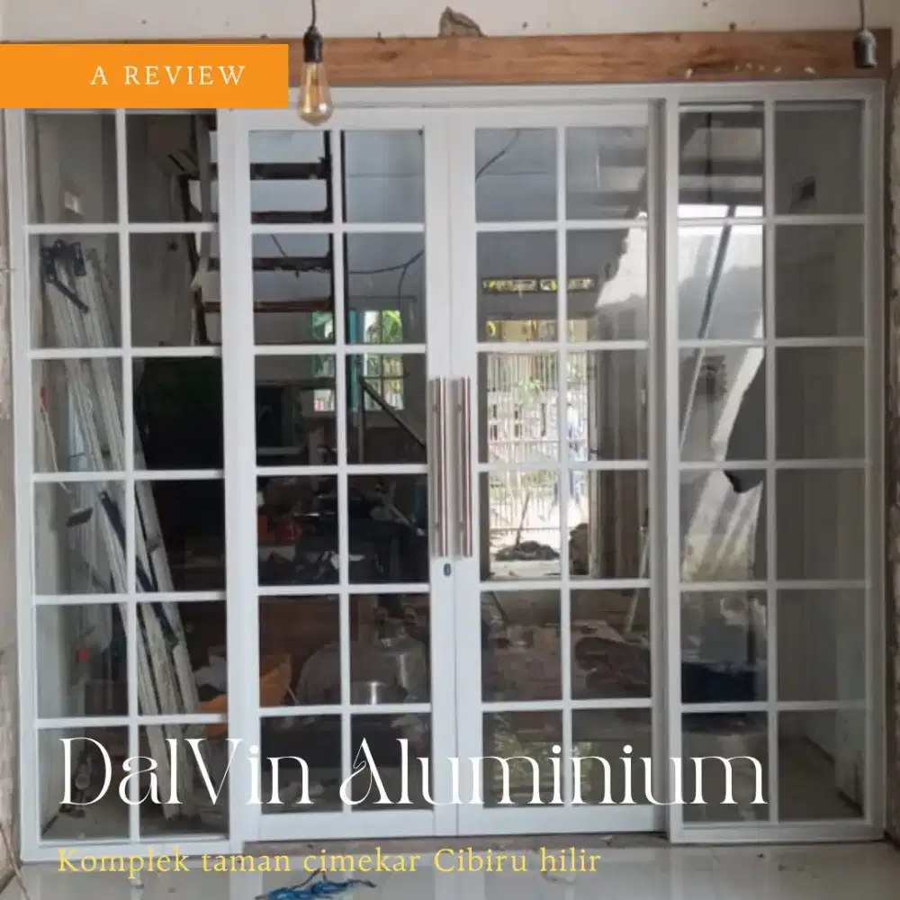 Kusen pintu jendela aluminium dan kaca