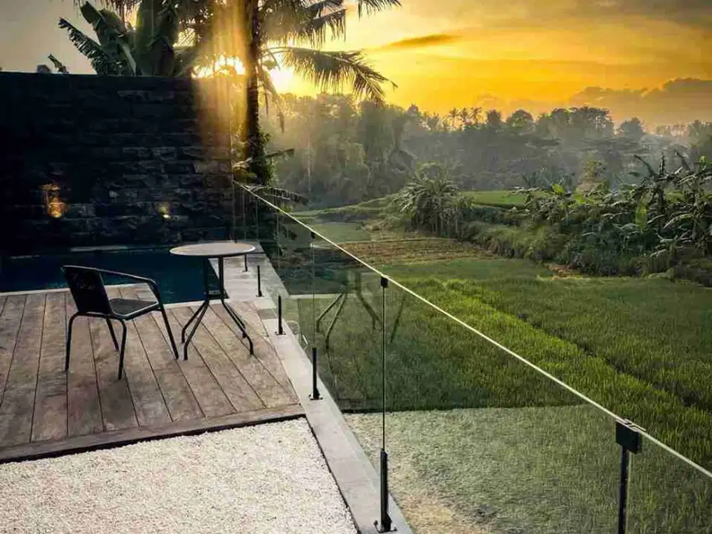 Villa Ubud Gianyar Bali View Sawah