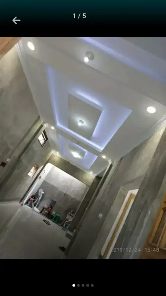 spesialis pemasangan plafon gybsum terima jadi langsung tukang