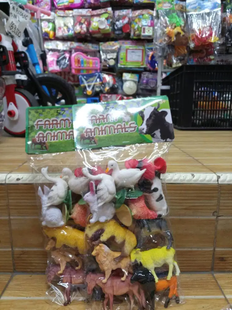 mainan anak farm animal ternak isi 12
