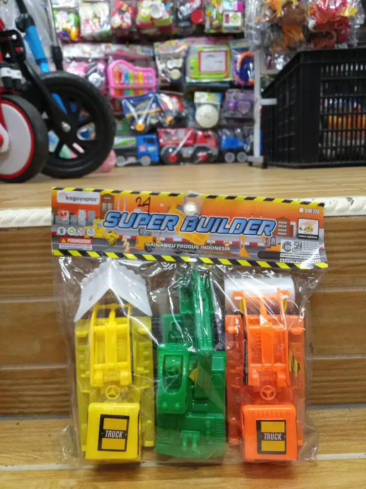 mainan anak set konstruksi isi 3