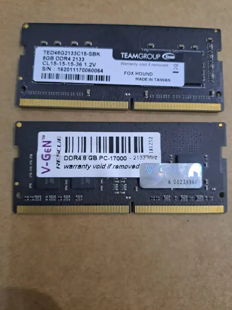 Ram laptop sodimm 8gb ddr4