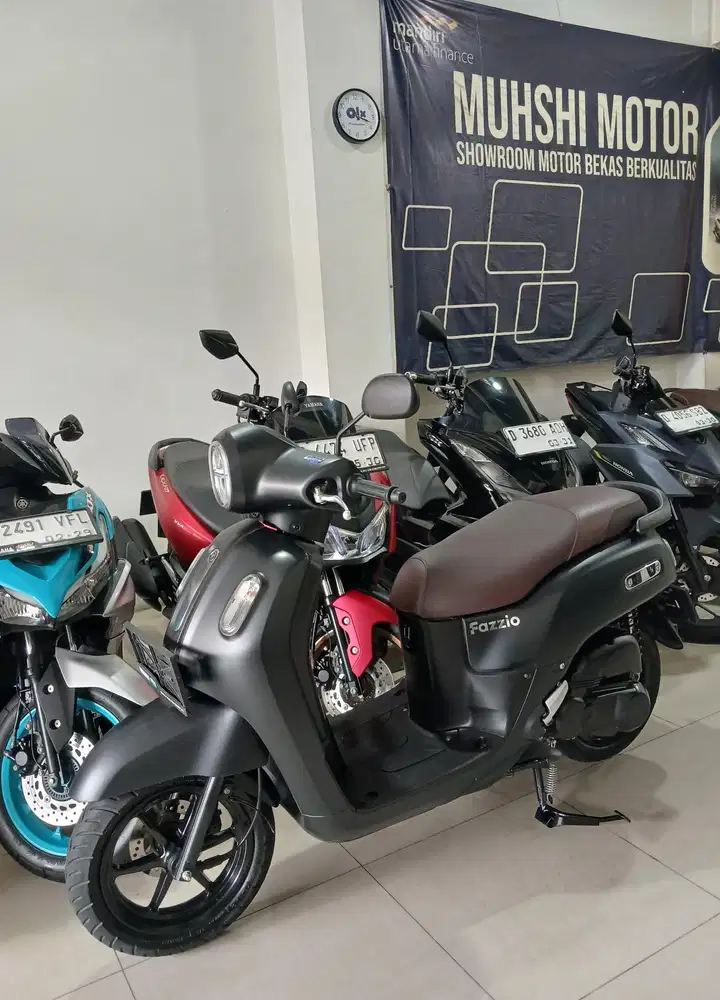FAZZIO LUX 125 2023, SEPERTI BARU KM 12 RIBU, MUHSHI MOTOR