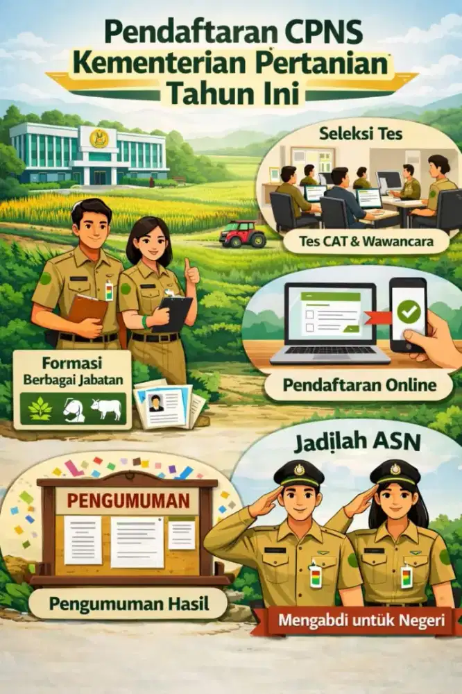PENDAFTARAN CPNS KEMENTRIAN PERTANIAN