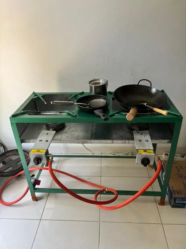 Kompor high presure 2 tungku