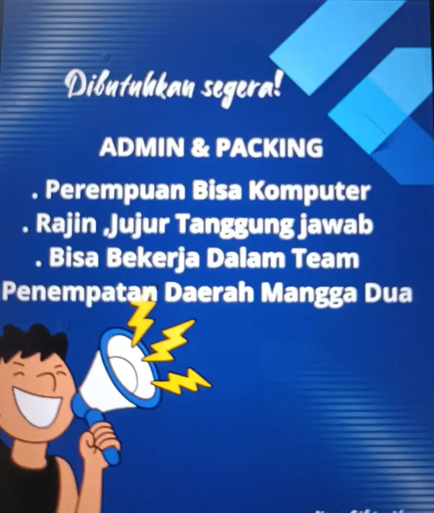 Lowongan kerja Packing