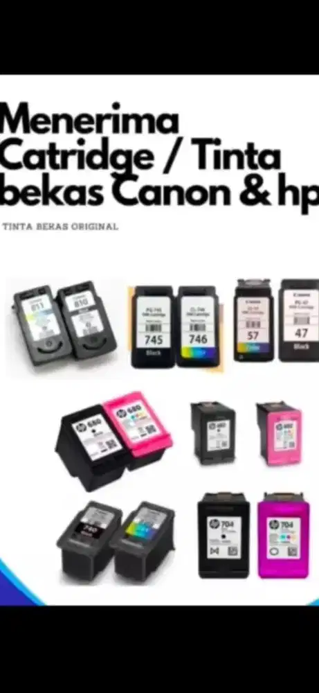 Tinta printer berbagai tipe