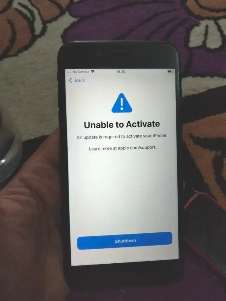 Iphone 8 plus imei terhapus