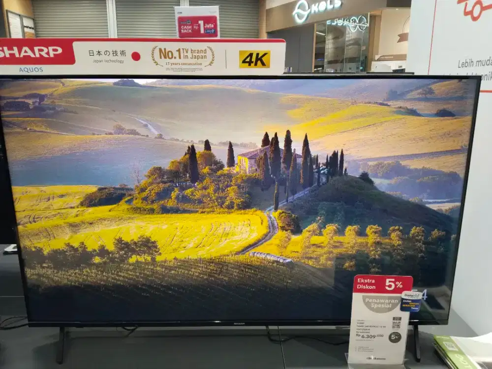 SHARP LED GOOGLE TV 4K 55