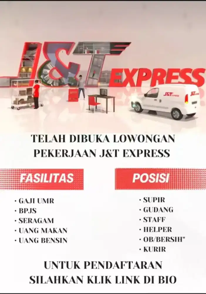 LOKER TERBARU J&T EXPRESS 2026