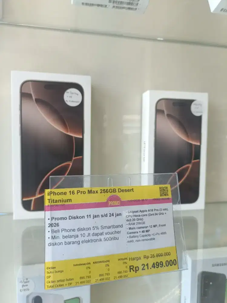 Kredit Kredivo iPhone 16 Pro Max 256GB Bunga 0 Tanpa Dp