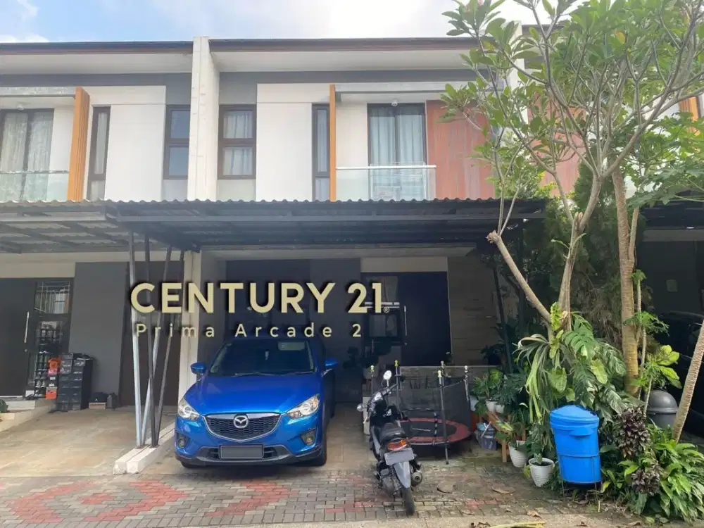 Rumah modern strategis semi furnish di bsd pr 13111