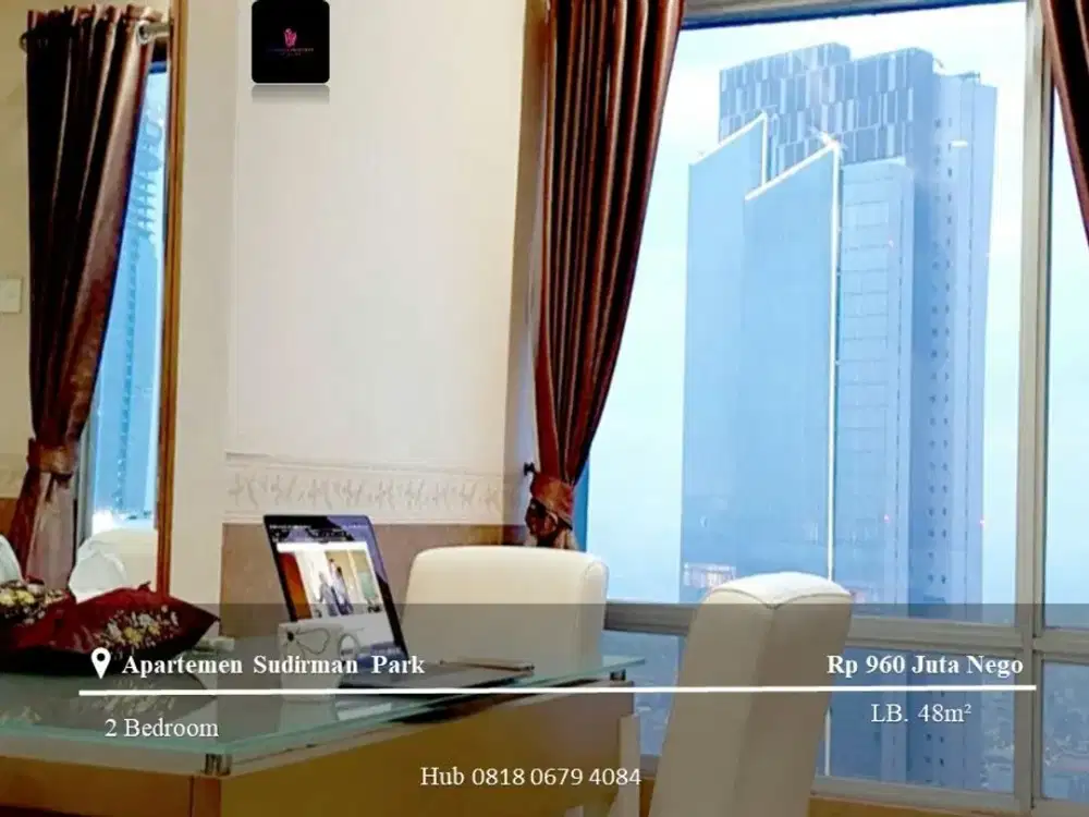 Disewakan Apartement Sudirman Park 2BR High Floor Full Furnished