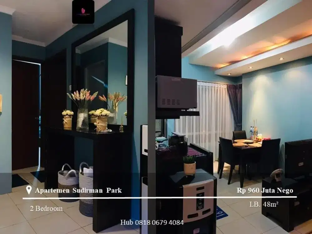 Dijual Apartement Sudirman Park Full Furnished 2BR Low Floor
