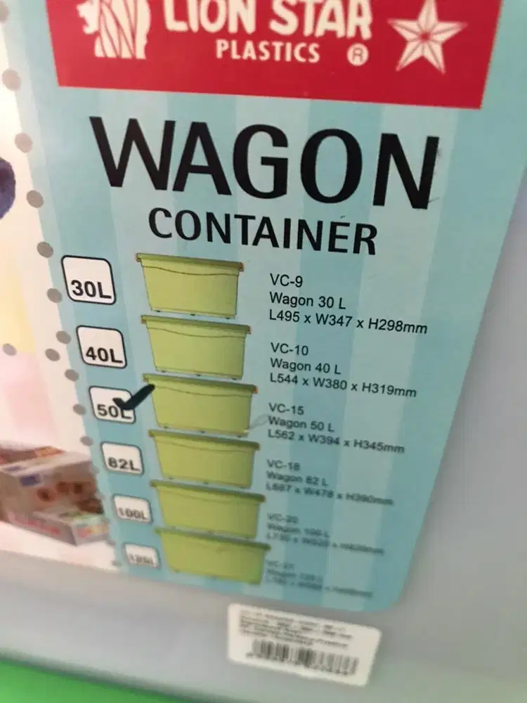 Wagon container ( lion star)