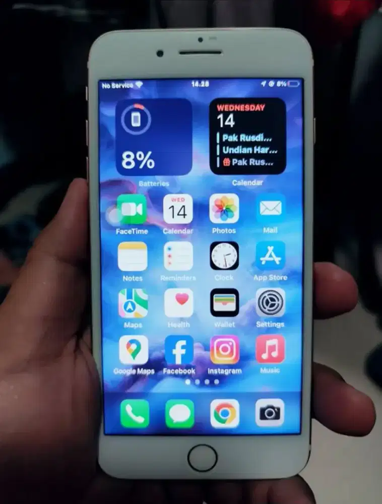 Dijual hp iphone 7plus 128 second