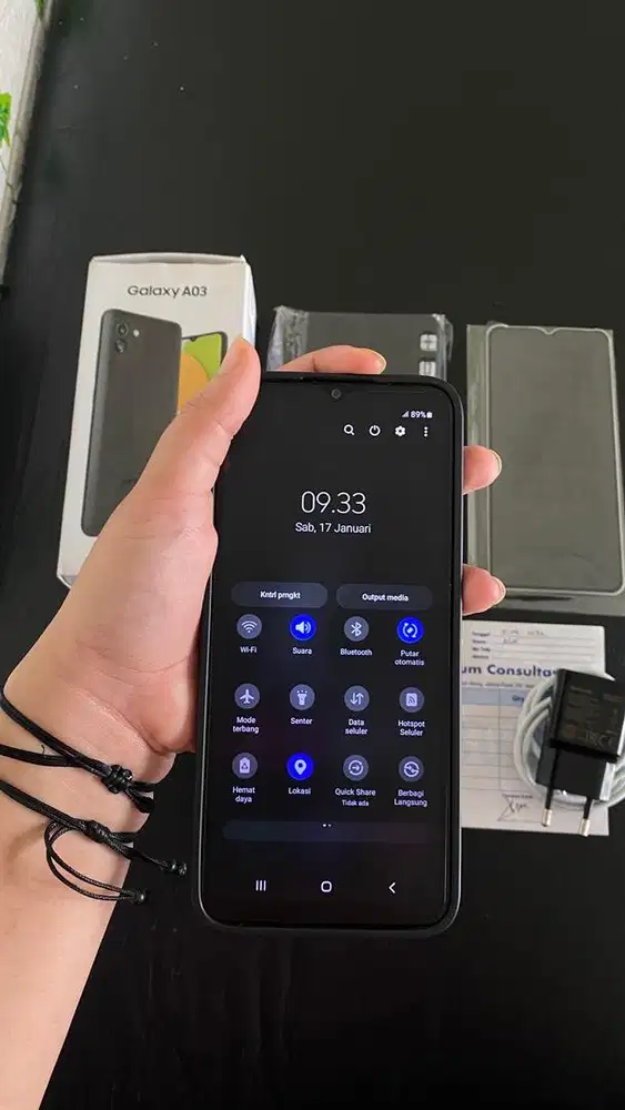 SAMSUNG A03 ( ADA BOX + NOTA PEMBELIAN AWAL )
