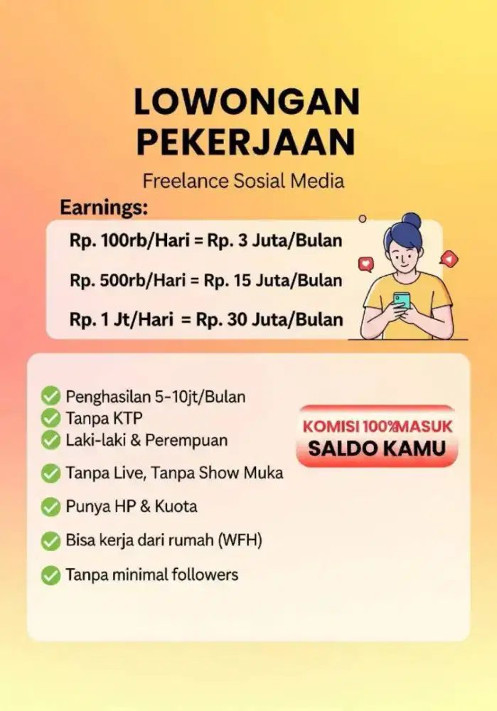 DI BUTUHKAN SECEPATNYA