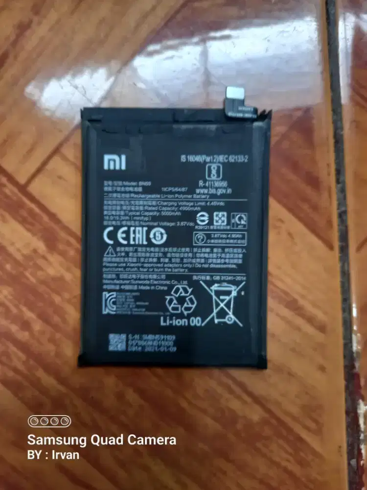Battery Redmi Note 10 Ori Copotan