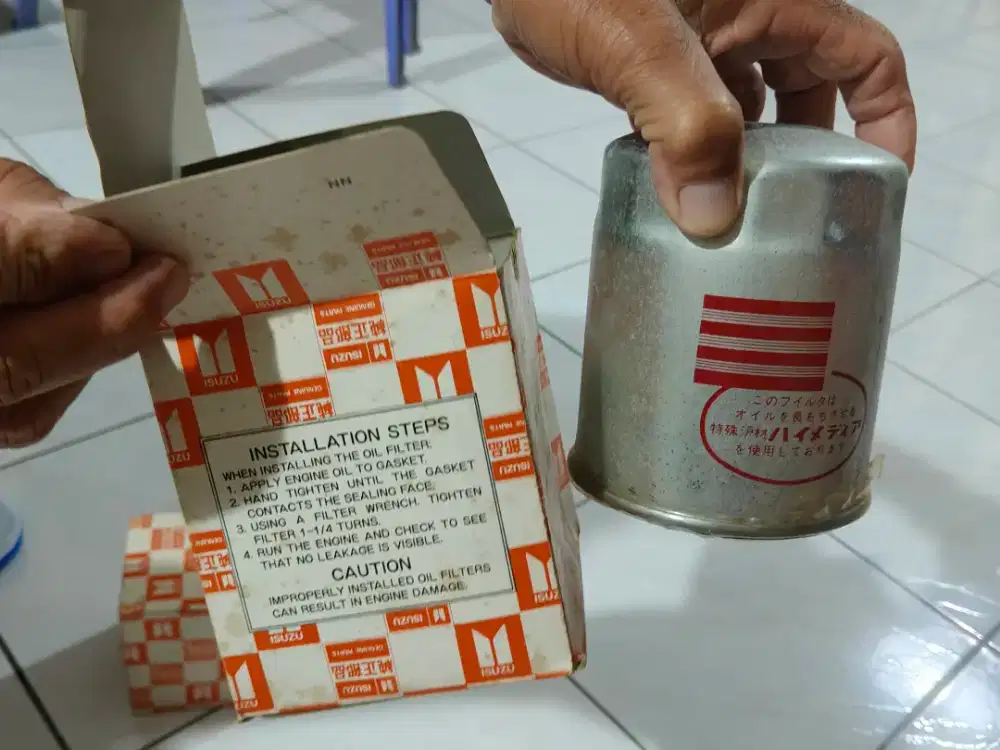 Oil filter / oli filter ORI panther isuzu / folter oli panther