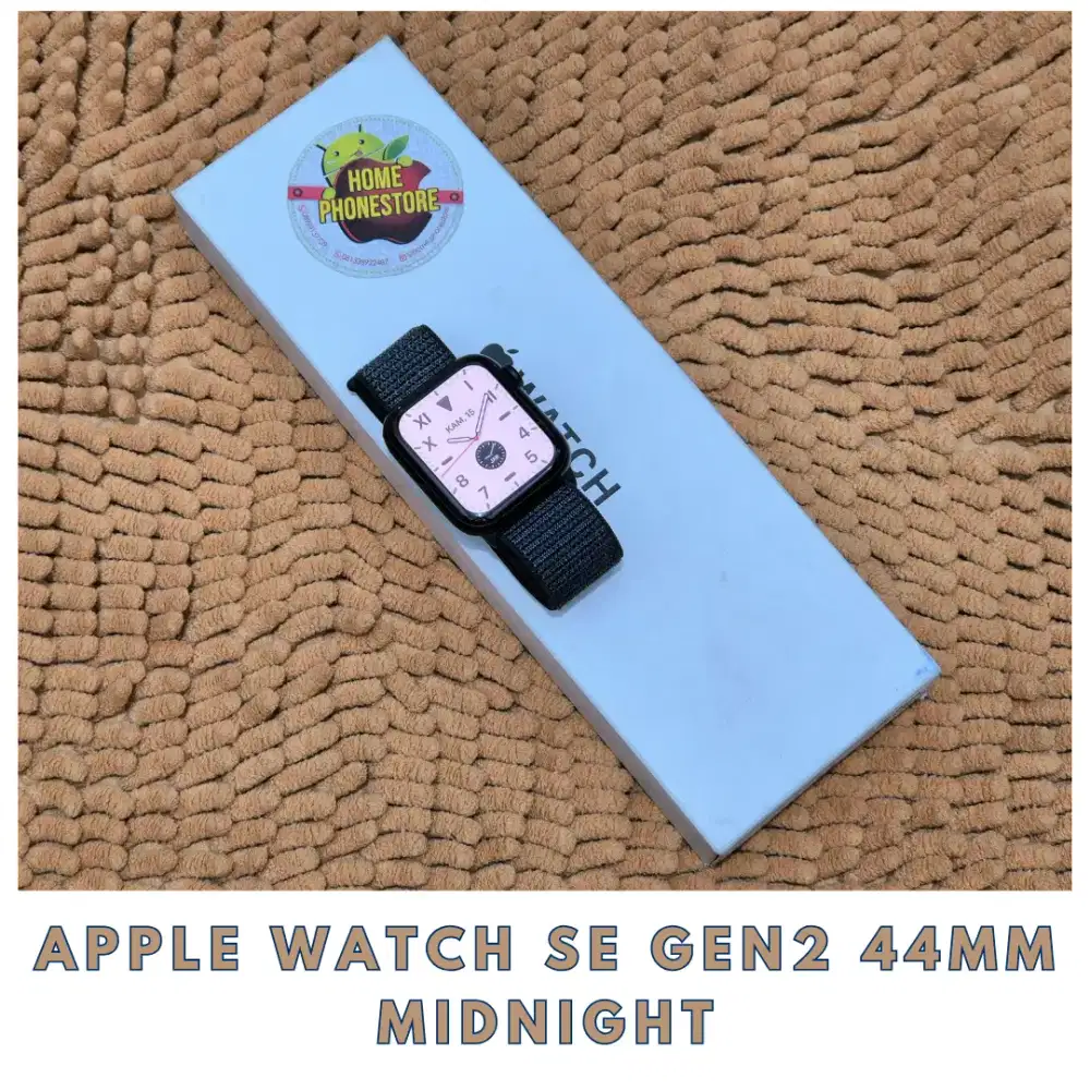 Apple SE2 44mm Midnight Bergaransi Resmi