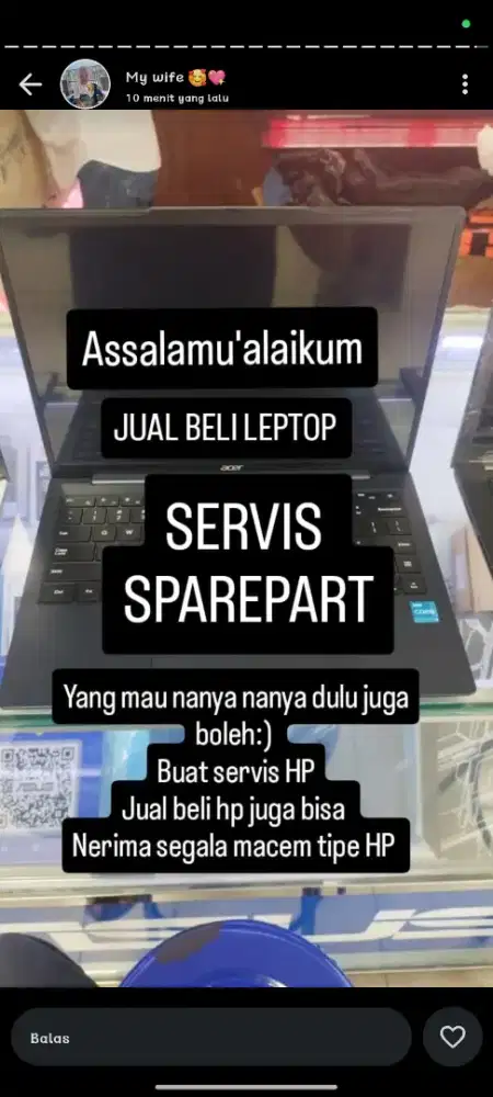 Laptop berbagi macan merek