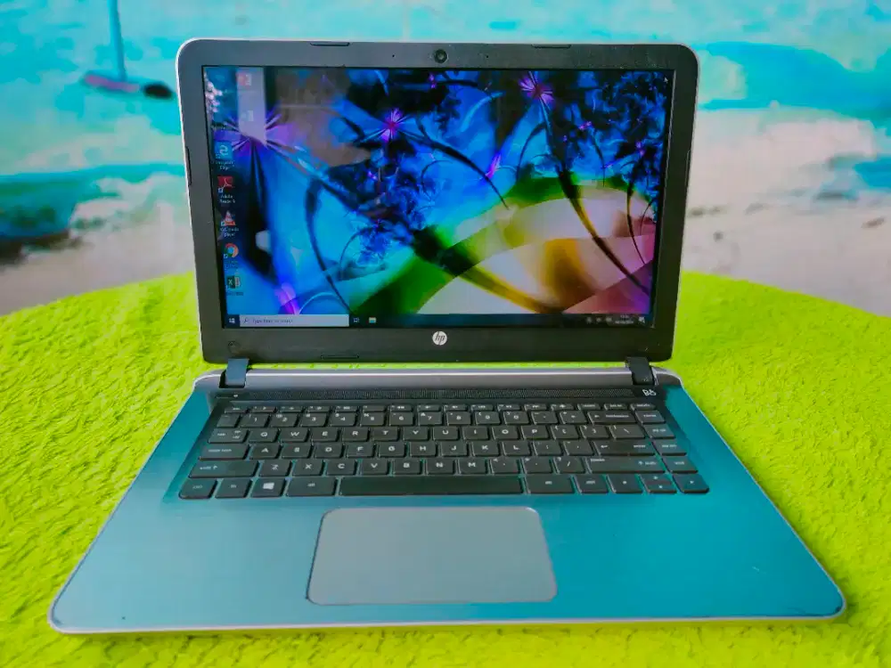 LAPTOP HP 14 A10 SETARA i5 GEN 8 8GB SSD 500GB DOUBLE VGA GAME JOS