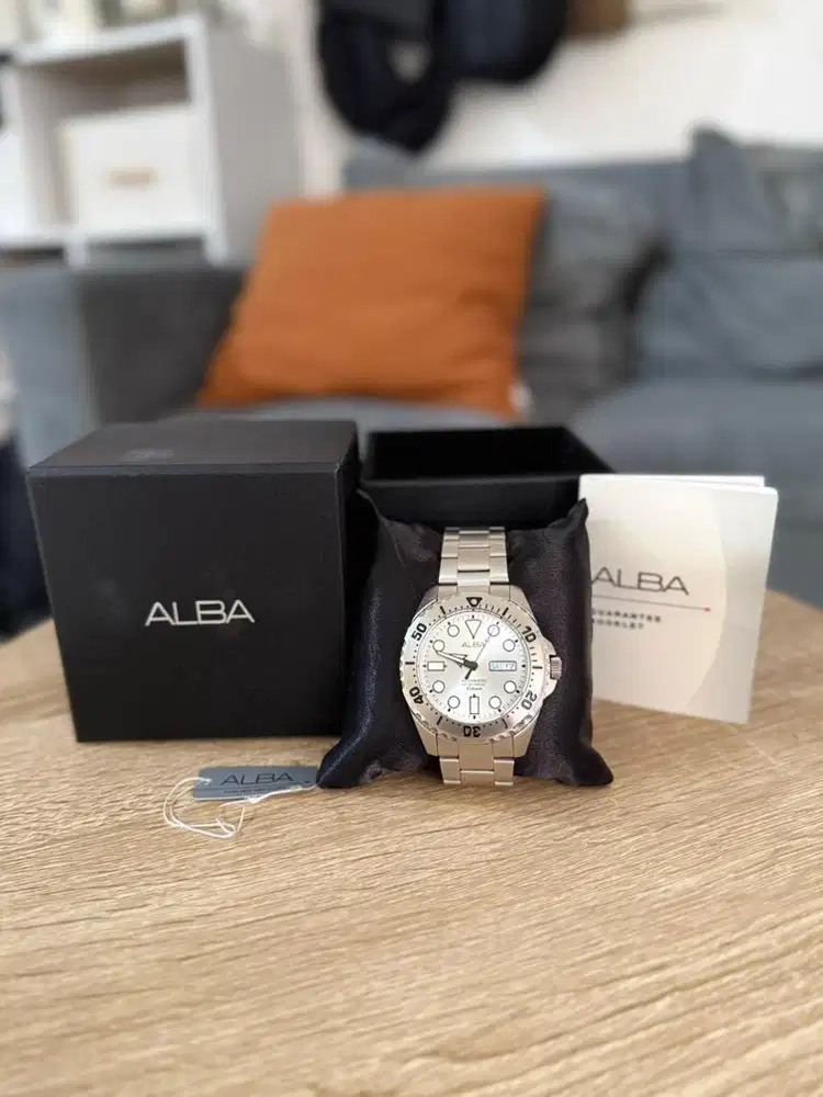 Jam Tangan Alba Mechanical AL4491X1 Automatic Stainless Steel Strap